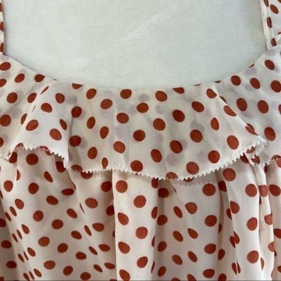 Bishop and young romance marigold  polka dot womens small - Picture 5 of 10